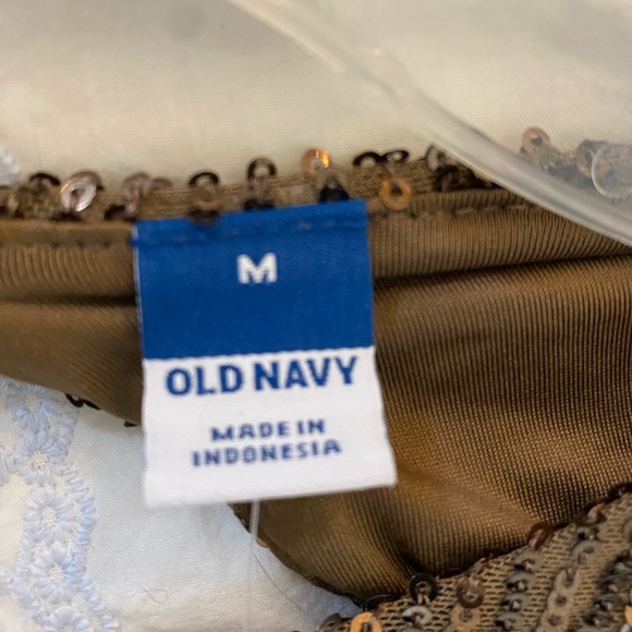 Bronze sequin mini dress from Old Navy. Size Medium. NWT - Picture 5 of 9